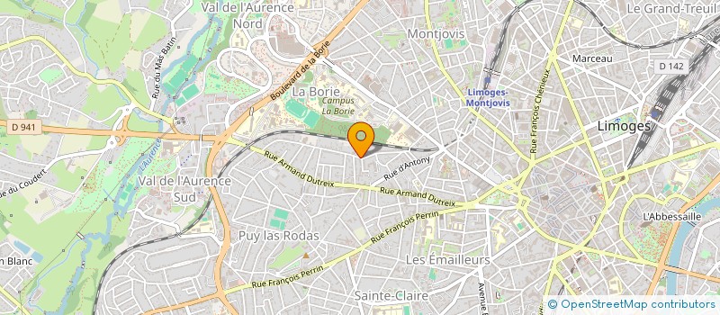 localisation de l'entreprise MONSIEUR DAMIEN LIST à LIMOGES
