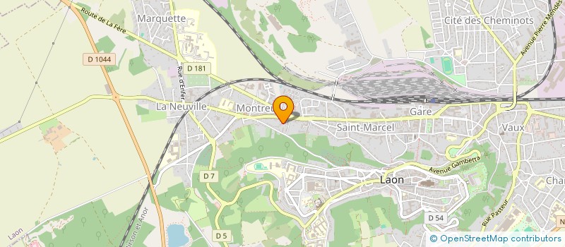 localisation de l'entreprise MONSIEUR DAMIEN LOISEAU à LAON