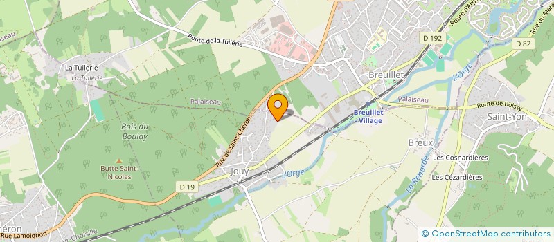 localisation de l'entreprise MONSIEUR DAMIEN LOISEL  BREUX-JOUY