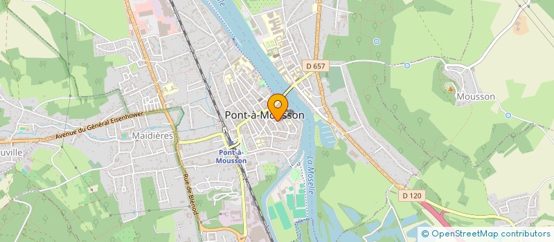 localisation de l'entreprise MONSIEUR DAMIEN LOMORO  PONT-A-MOUSSON