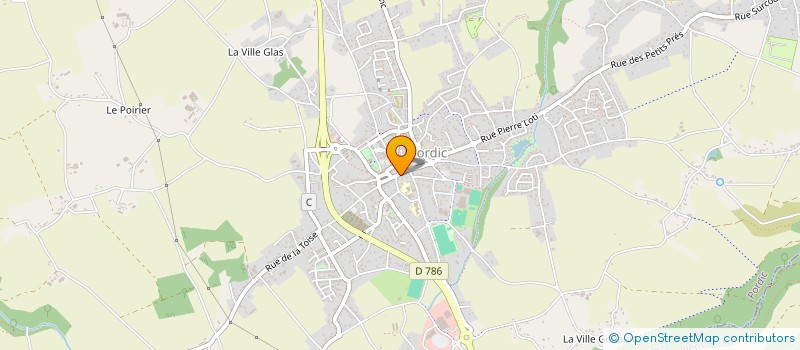 localisation de l'entreprise MONSIEUR DAMIEN LONCLE  TREGOMEUR