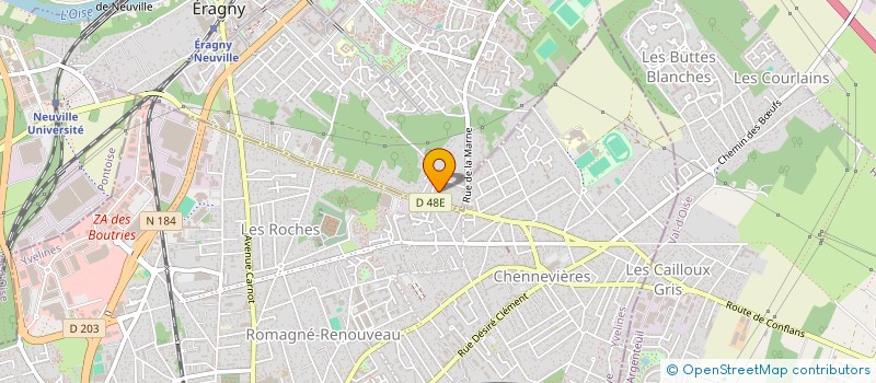 localisation de l'entreprise MONSIEUR DAMIEN LONGUET  ERAGNY