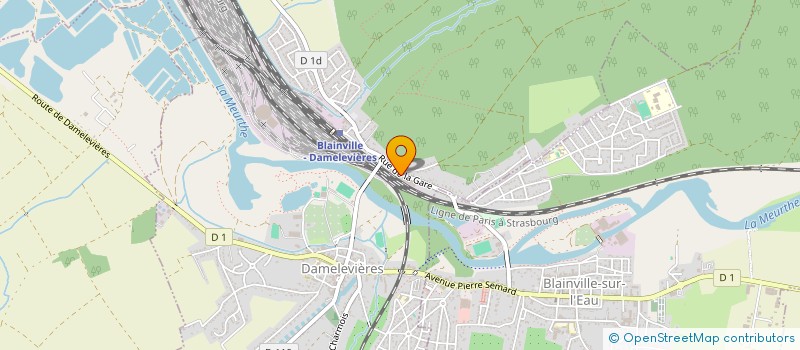 localisation de l'entreprise MONSIEUR DAMIEN LORRAIN  DOMBASLE SUR MEURTHE