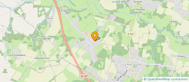 localisation de l'entreprise MONSIEUR DAMIEN LOUARGANT  TREILLIERES