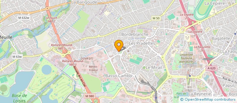 localisation de l'entreprise MONSIEUR DAMIEN LOUCHET  TOULOUSE