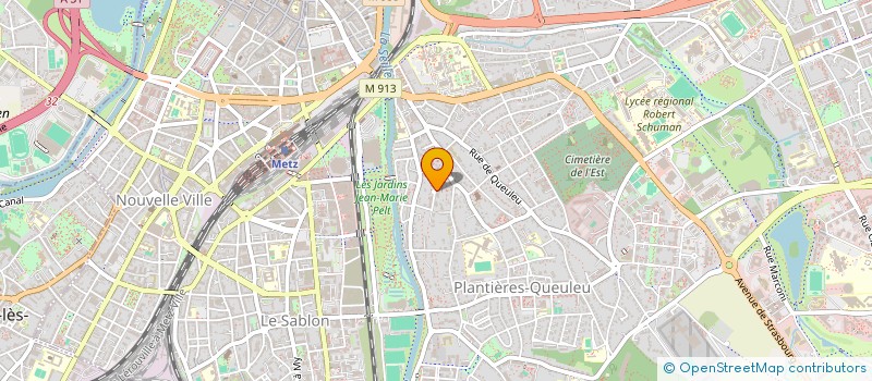 localisation de l'entreprise MONSIEUR DAMIEN LOUIS  METZ