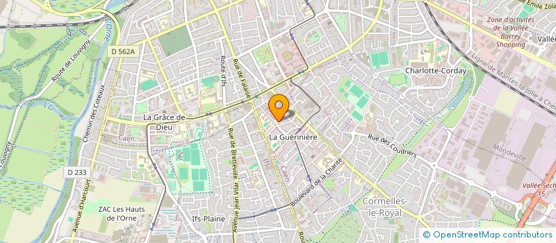 localisation de l'entreprise MONSIEUR DAMIEN LOUVEL  MONDEVILLE