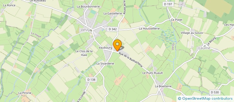 localisation de l'entreprise MONSIEUR DAMIEN MADELEINE  VESLY