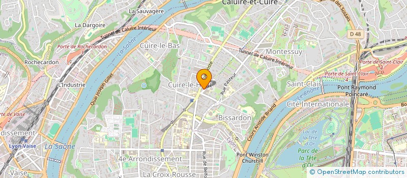 localisation de l'entreprise MONSIEUR DAMIEN MAGNARD à CALUIRE-ET-CUIRE