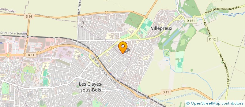 localisation de l'entreprise MONSIEUR DAMIEN MAGNON-VERDIER  VILLEPREUX