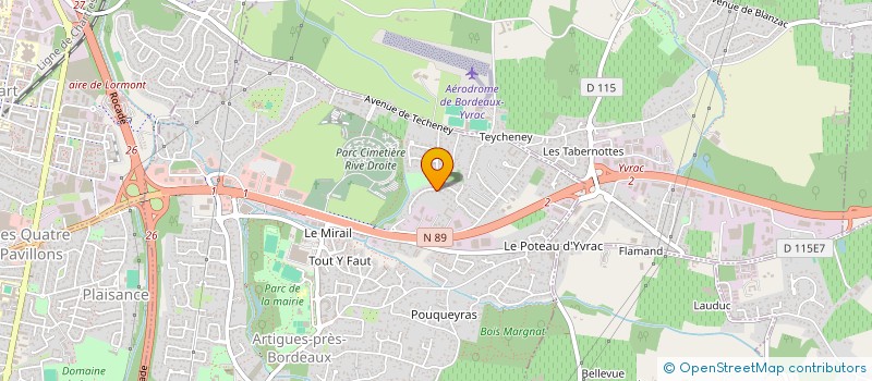 localisation de l'entreprise MONSIEUR DAMIEN MAHOUTO à ARTIGUES-PRES-BORDEAUX