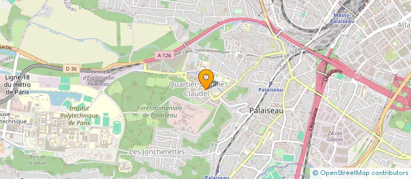 localisation de l'entreprise MONSIEUR DAMIEN MALERBI à PALAISEAU