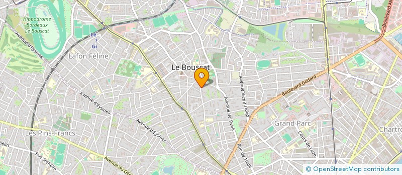 localisation de l'entreprise MONSIEUR DAMIEN MANCINI  LE BOUSCAT