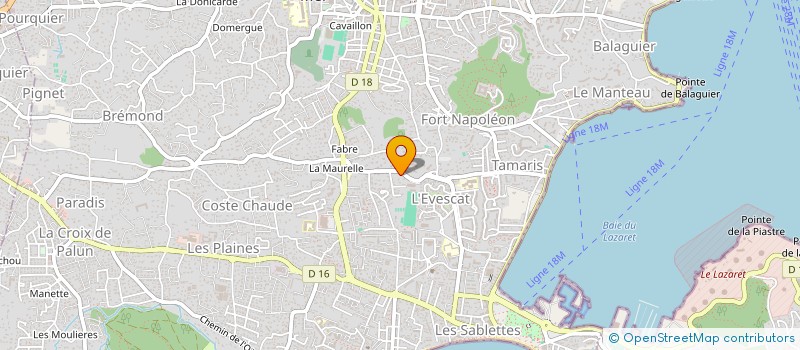 localisation de l'entreprise MONSIEUR DAMIEN MANNONE  LA SEYNE-SUR-MER