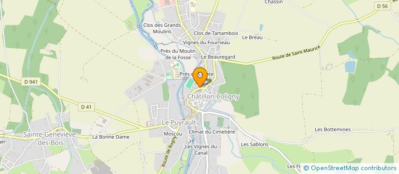localisation de l'entreprise MONSIEUR DAMIEN MANO à CHATILLON-COLIGNY