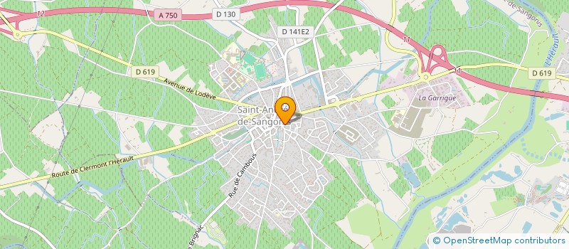 localisation de l'entreprise MONSIEUR DAMIEN MANSCOUR  SAINT-ANDRE-DE-SANGONIS