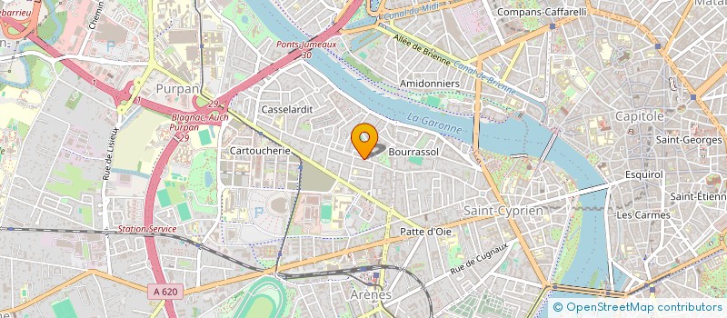 localisation de l'entreprise MONSIEUR DAMIEN MARAIS  TOULOUSE