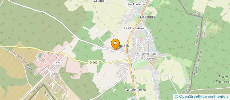 localisation de l'entreprise MONSIEUR DAMIEN MARCHET  FONTEVRAUD-L'ABBAYE