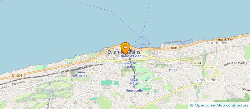 localisation de l'entreprise MONSIEUR DAMIEN MARCILLY  EVIAN-LES-BAINS