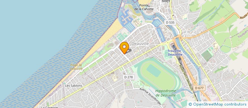 localisation de l'entreprise MONSIEUR DAMIEN MARIE  TOUQUES