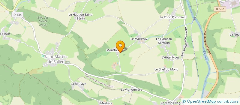 localisation de l'entreprise MONSIEUR DAMIEN MARIE à THURY-HARCOURT-LE-HOM