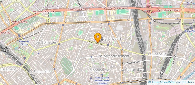 localisation de l'entreprise MONSIEUR DAMIEN MARILLET  PARIS