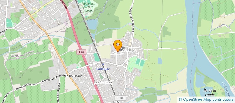 localisation de l'entreprise MONSIEUR DAMIEN MARION  CADAUJAC
