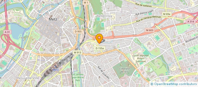 localisation de l'entreprise MONSIEUR DAMIEN MARLIERE  METZ