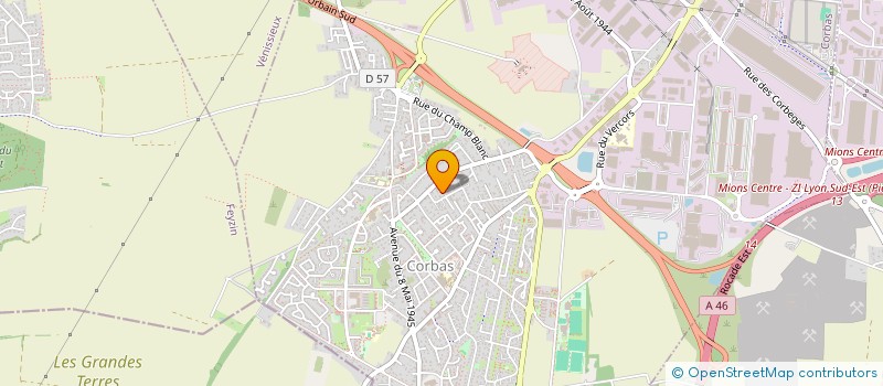 localisation de l'entreprise MONSIEUR DAMIEN MARREL à CORBAS