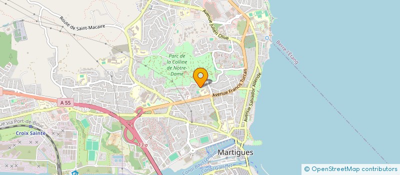 localisation de l'entreprise MONSIEUR DAMIEN MARTINEZ à MARTIGUES