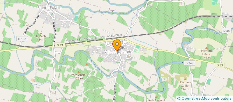 localisation de l'entreprise MONSIEUR DAMIEN MARTINEZ  VILLESEQUELANDE