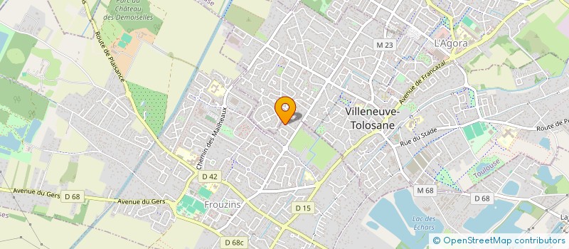 localisation de l'entreprise MONSIEUR DAMIEN MARTY  FROUZINS