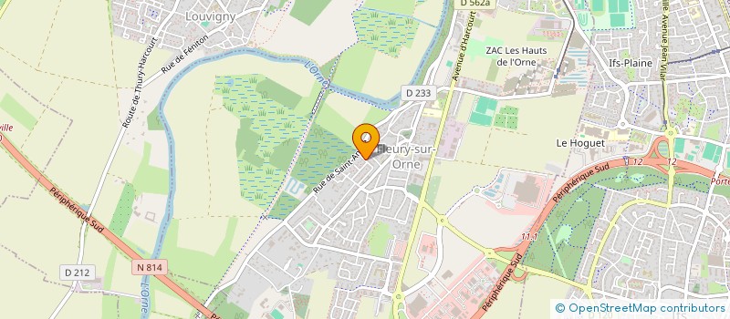 localisation de l'entreprise MONSIEUR DAMIEN MAUMINOT  FLEURY-SUR-ORNE