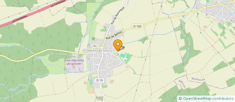localisation de l'entreprise MONSIEUR DAMIEN MAURON  HEIMSBRUNN