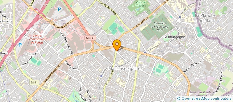 localisation de l'entreprise MONSIEUR DAMIEN MAUS  TOURCOING