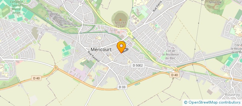 localisation de l'entreprise MONSIEUR DAMIEN MAZUREK  MERICOURT