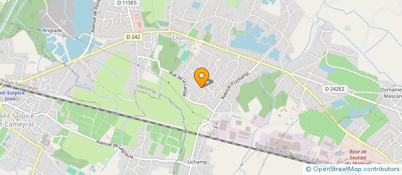 localisation de l'entreprise MONSIEUR DAMIEN MELCHIOR  IZON