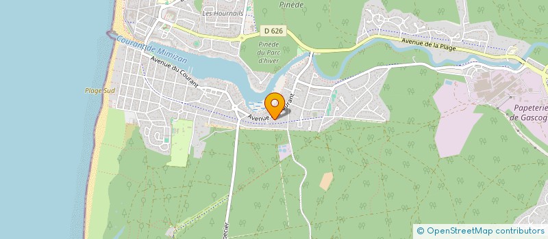 localisation de l'entreprise MONSIEUR DAMIEN MESPLEDE  MIMIZAN