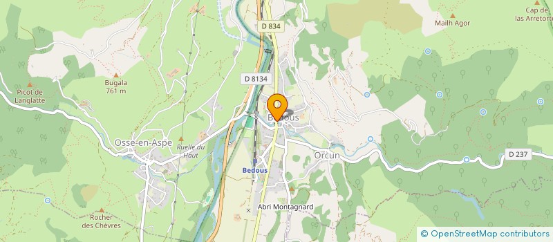 localisation de l'entreprise MONSIEUR DAMIEN MEYNARD  BEDOUS