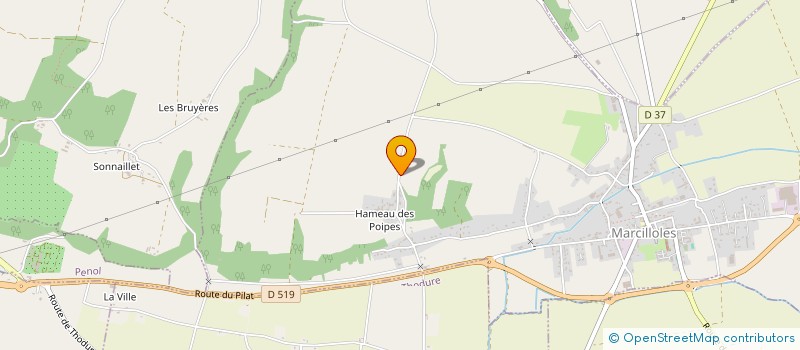 localisation de l'entreprise MONSIEUR DAMIEN MEYNIER  MARCILLOLES