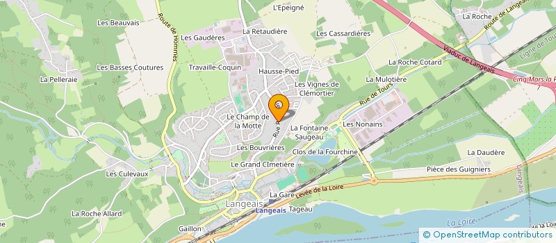 localisation de l'entreprise MONSIEUR DAMIEN MEZZI  LANGEAIS