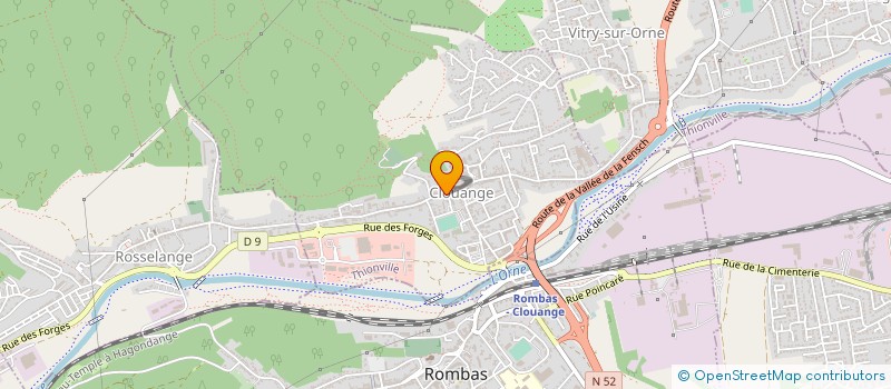 localisation de l'entreprise MONSIEUR DAMIEN MICHEL  CLOUANGE