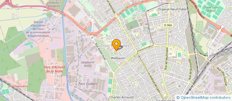localisation de l'entreprise MONSIEUR DAMIEN MIGEON à REIMS