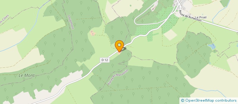 localisation de l'entreprise MONSIEUR DAMIEN MILLOT  LOUPMONT