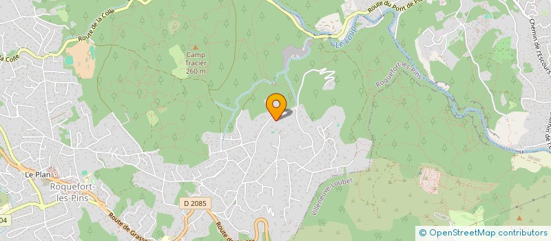 localisation de l'entreprise MONSIEUR DAMIEN MIRAGLIOTTA  ROQUEFORT-LES-PINS