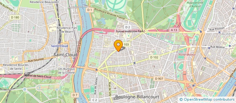 localisation de l'entreprise MONSIEUR DAMIEN MITTEREAU à BOULOGNE-BILLANCOURT