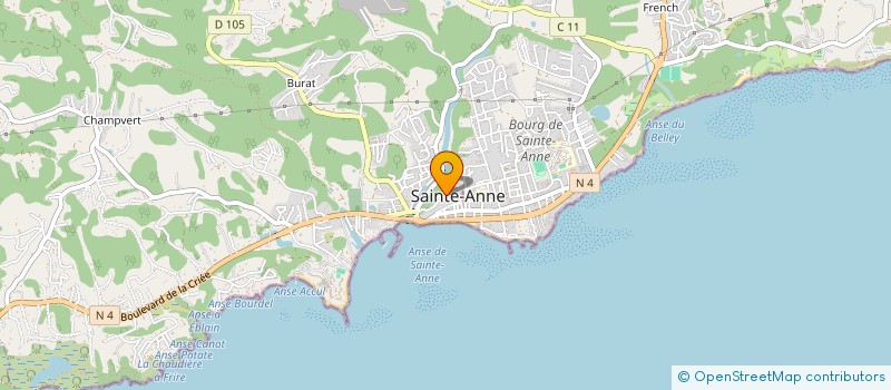 localisation de l'entreprise MONSIEUR DAMIEN MIXTUR  SAINTE-ANNE