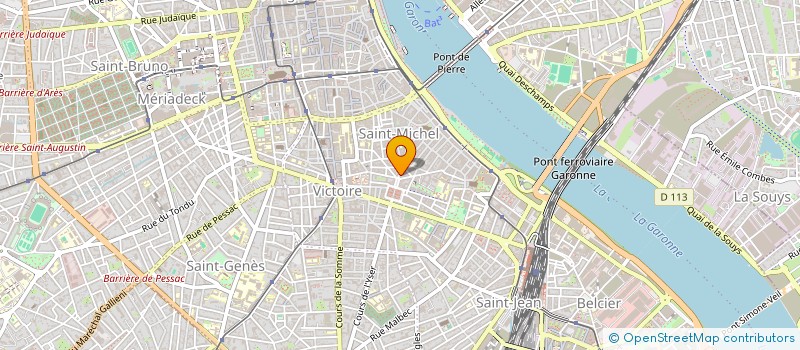 localisation de l'entreprise MONSIEUR DAMIEN MODOLO  BORDEAUX