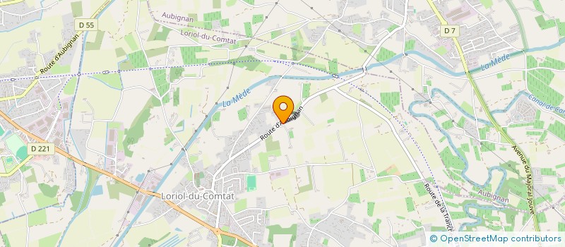 localisation de l'entreprise MONSIEUR DAMIEN MOLINIER  LORIOL-DU-COMTAT