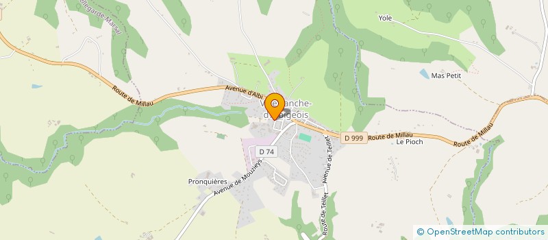 localisation de l'entreprise MONSIEUR DAMIEN MONCHAUX  VILLEFRANCHE-D'ALBIGEOIS